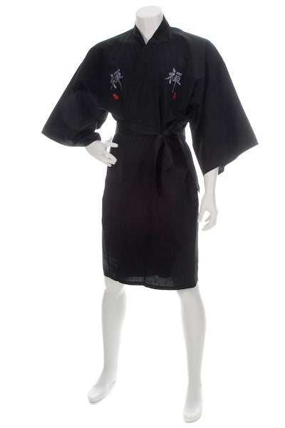 Zen Short Embroided Kimono