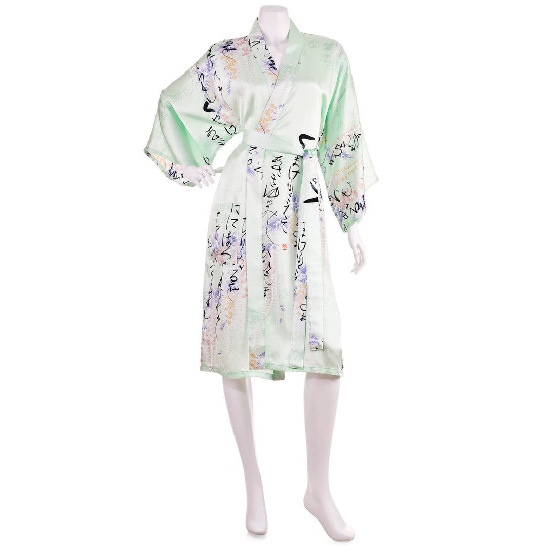 Iroha Short Silk Kimono