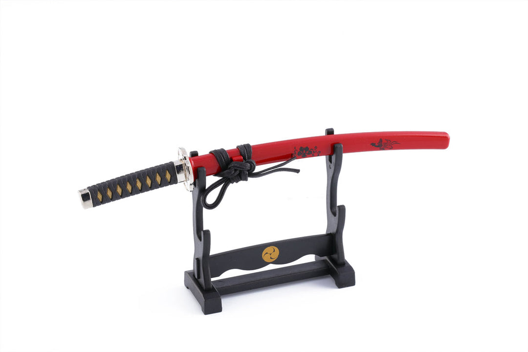 Katana-Brieföffner-Set Rot