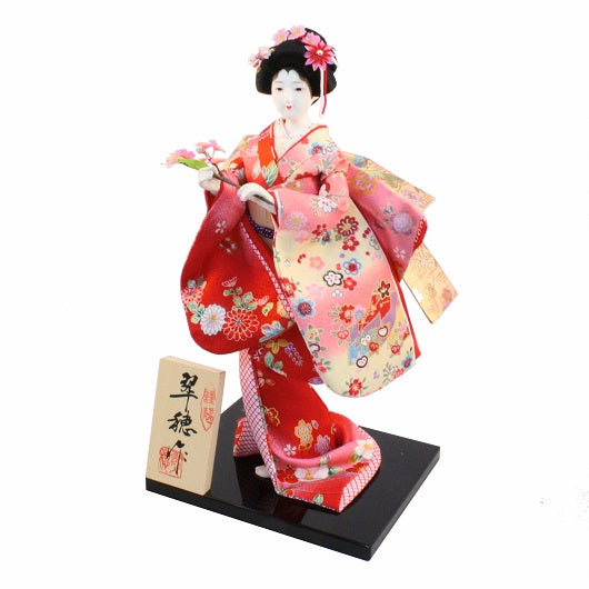 Kinran-Katanugi Hana - doll in silk kimono